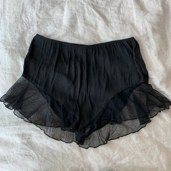 Honey Punch Pants - NWOT Honey Punch Silk and Lace Shorts